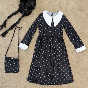 NEW Wednesday Addams Girls' Costume